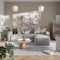 Flash Furniture Bridgetown Luxury Modular Sectional Sofa, Armless Center Seat, Gray IS-IT2231-MC-GRY-GG - alternate 3